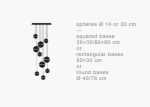 POSTKRISI  CHANDELIER Ø 78 cm
